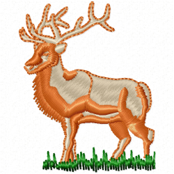 Gazelle Embroidery Design 8